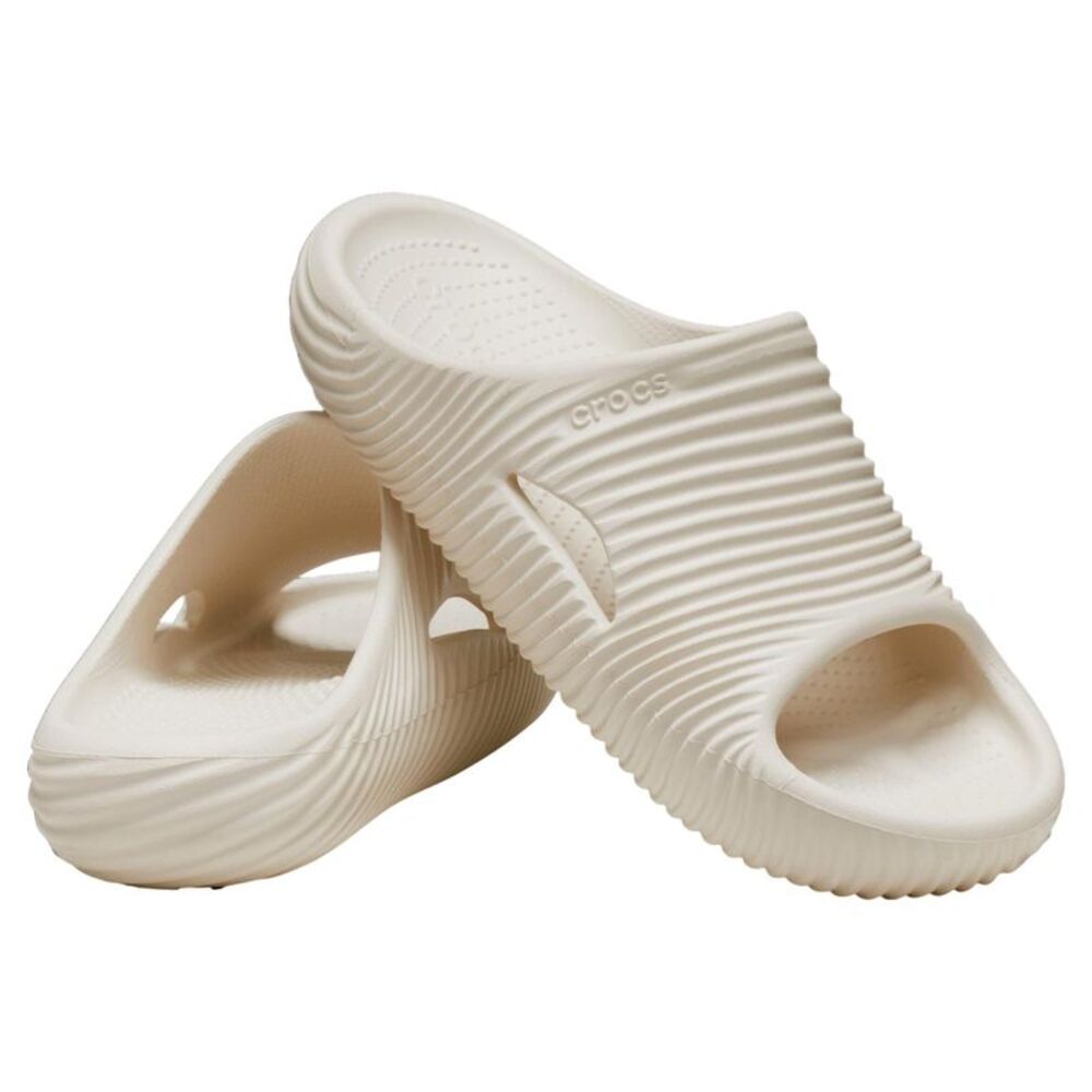 Crocs Mellow Recovery Slides Stucco 210333-160 Women's - Picture 2 of 4